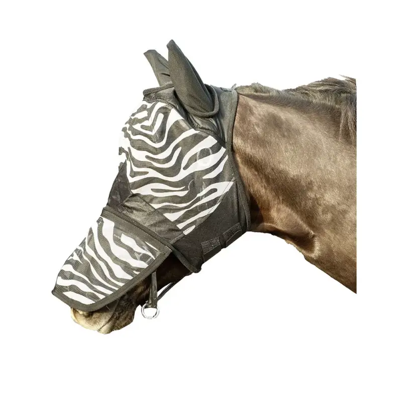 Maschera anti-mosche HKM Zebra protezione narici Miglior Prezzo