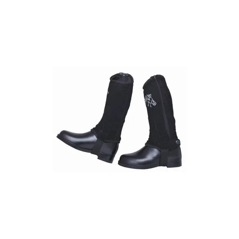 Occasione Mini chaps HKM bambini imitazione nabuk parte tessuta