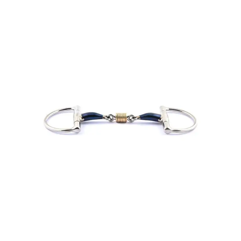 Filet a oliva Jump'In in acciaio blu con doppia rottura e anelli in rame Ultima Occasione