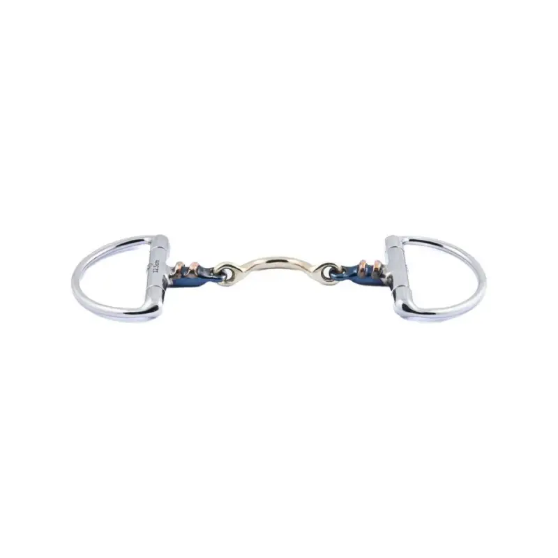 Sconto Filet a olive Jump'In doppia rottura Blue Steel con inserto in rame e passaggio per la lingua
