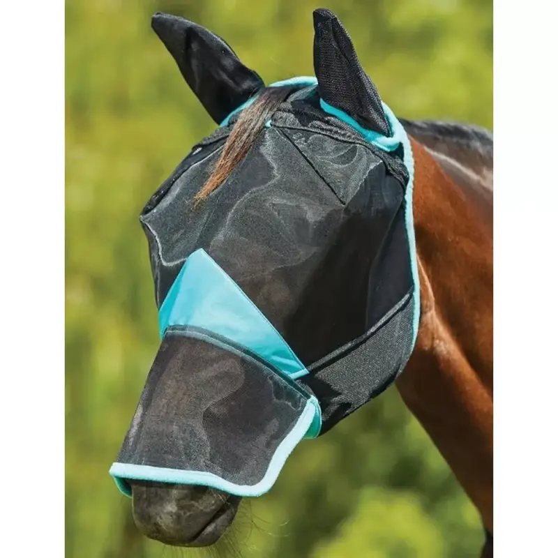 Maschera anti-mosche Weatherbeeta ComFiTec Deluxe Fine Mesh con orecchie e naso Promo Stagionale
