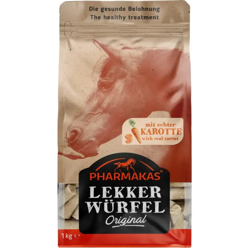 Leccornie per cavalli alla carota Pharmakas Offerta Del Giorno