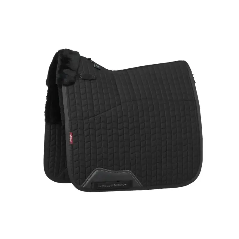 Cuscinetto ammortizzante LeMieux Merino+ foderato per dressage Più Venduto
