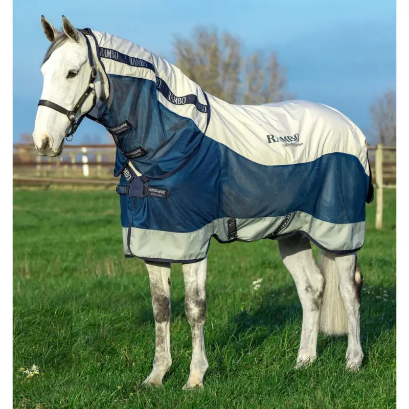 Coperta da esterno Horseware Rambo® Summer 0g con disco e fodera 100g Prezzo Ridotto