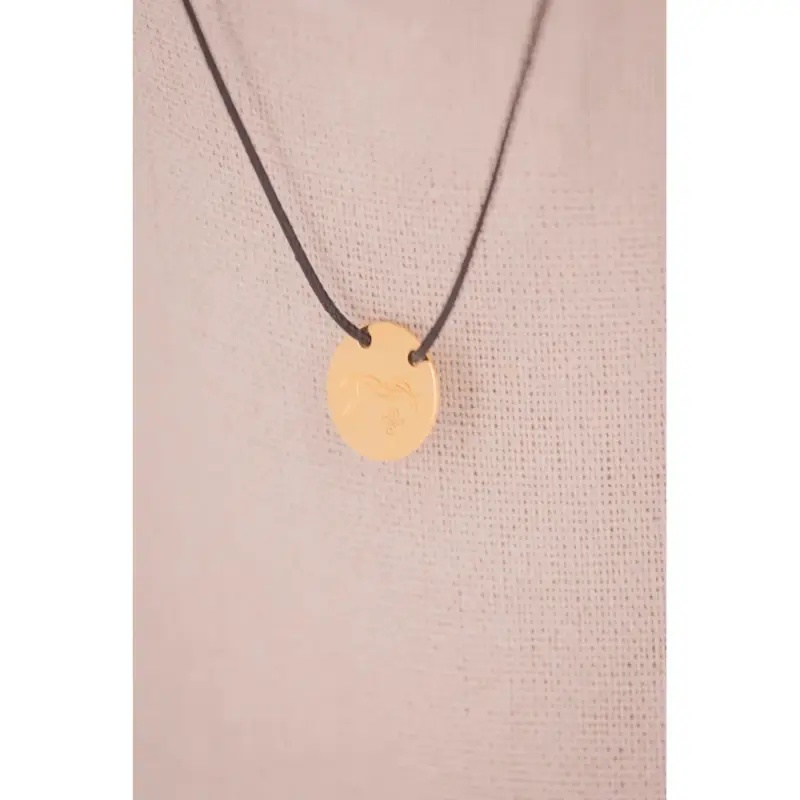 Collana Adelya Pénélope corda nera Più Venduto