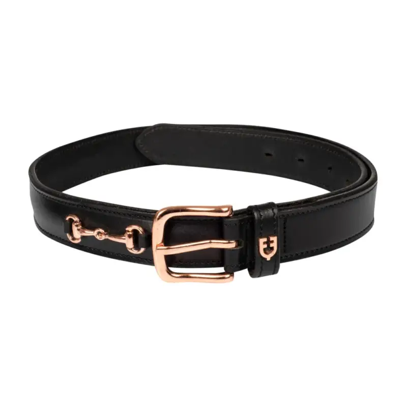 Cintura inglese con morso eggbutt in oro rosa Equestro Compra Online