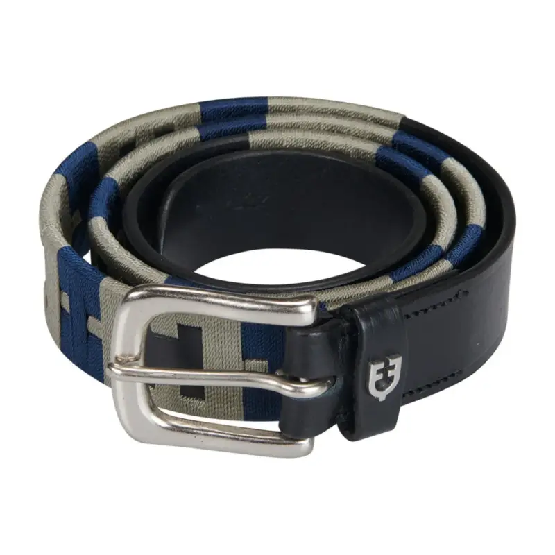 Ultime Pezzi Cintura in pelle con motivo geometrico Equestro