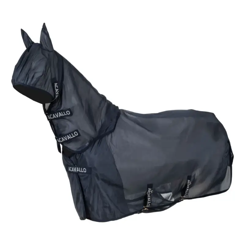 Offerta Lampo Coperta anti-mosche con copricollo e maschera Acavallo