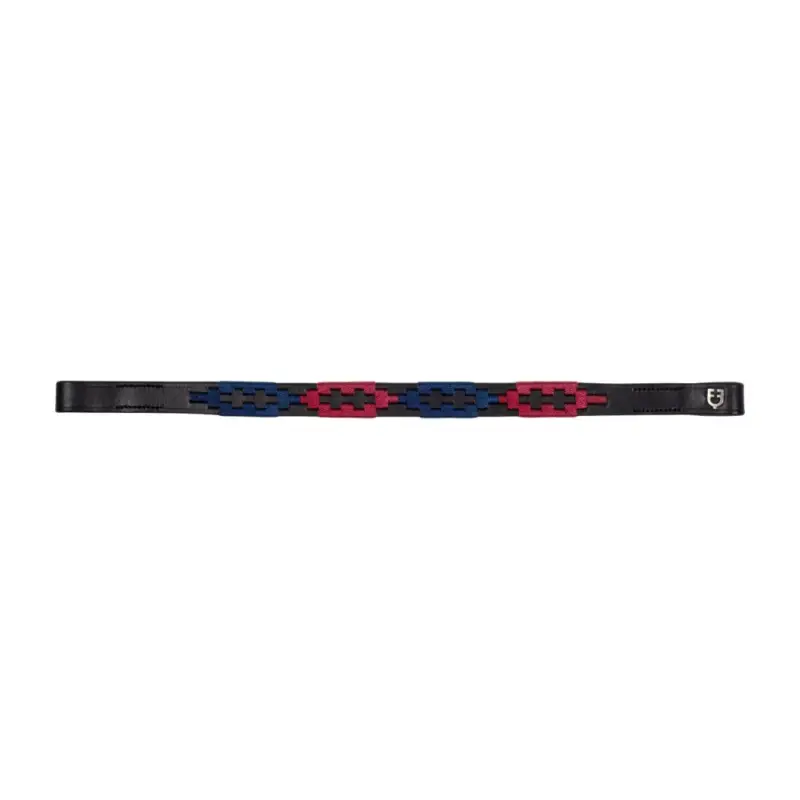 Frontalino in cuoio con decorazioni bicolori Polo S Equestro Prezzo Basso