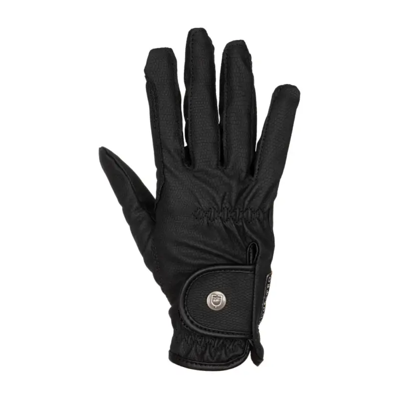 Prezzo Scontato Guanti unisex in pelle sintetica morbida con chiusura in velcro Equestro