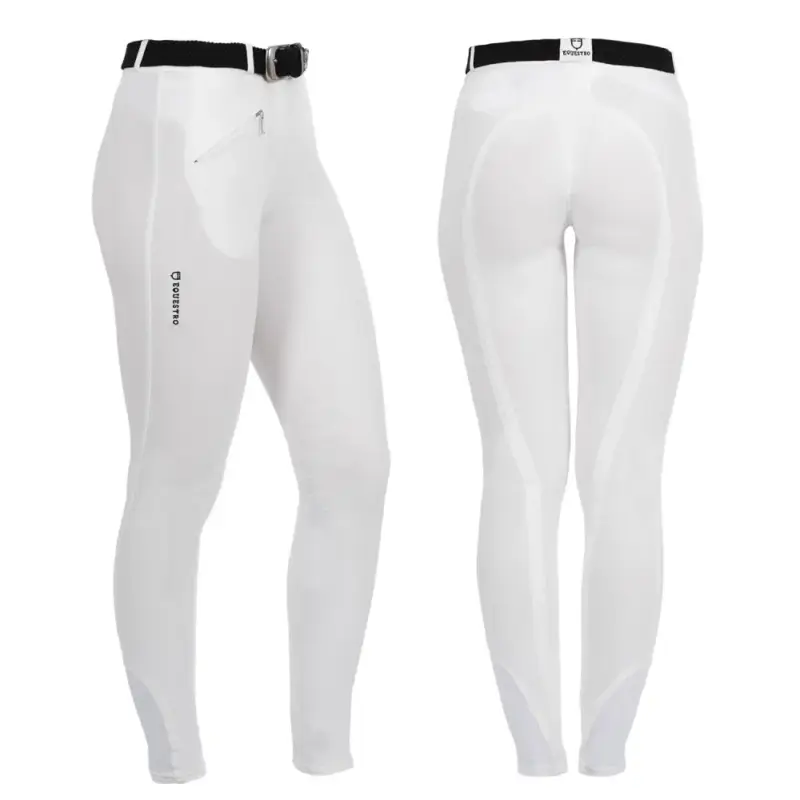 Compra Online Pantaloni da donna Selene con grip al ginocchio in cotone stretch Equestro
