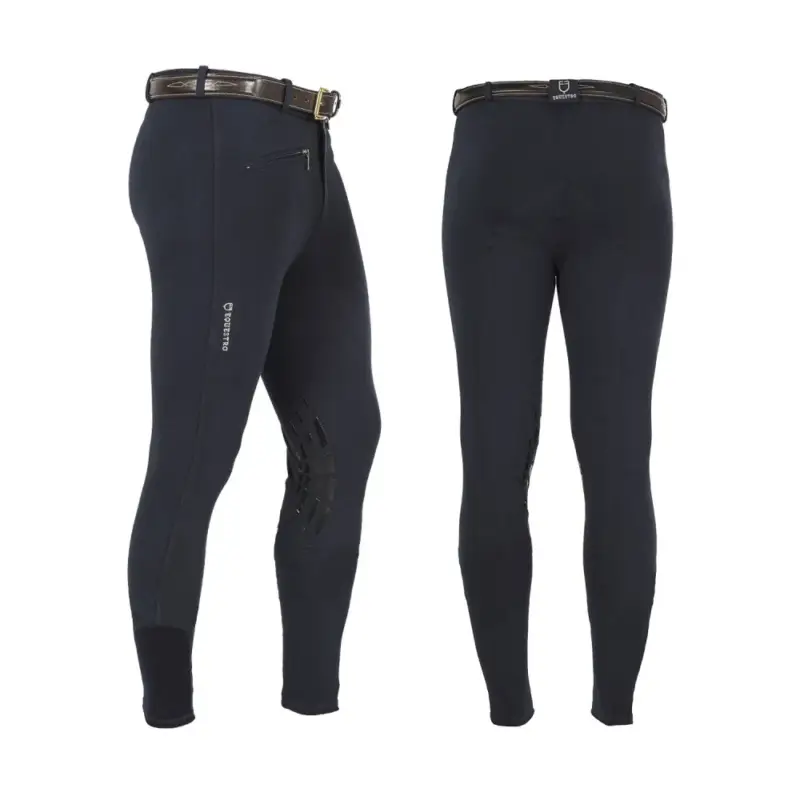 Subito Disponibile Pantaloni uomo Zeus con grip al ginocchio in cotone stretch Equestro