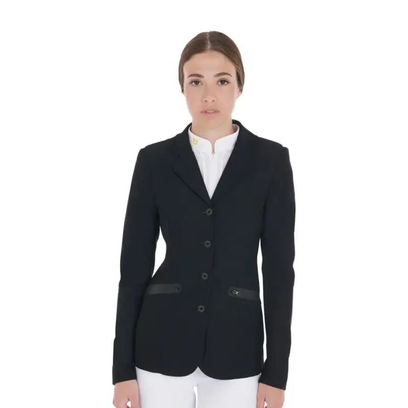 Ultima Occasione Giacca da concorso traforata da donna 4 bottoni Equestro