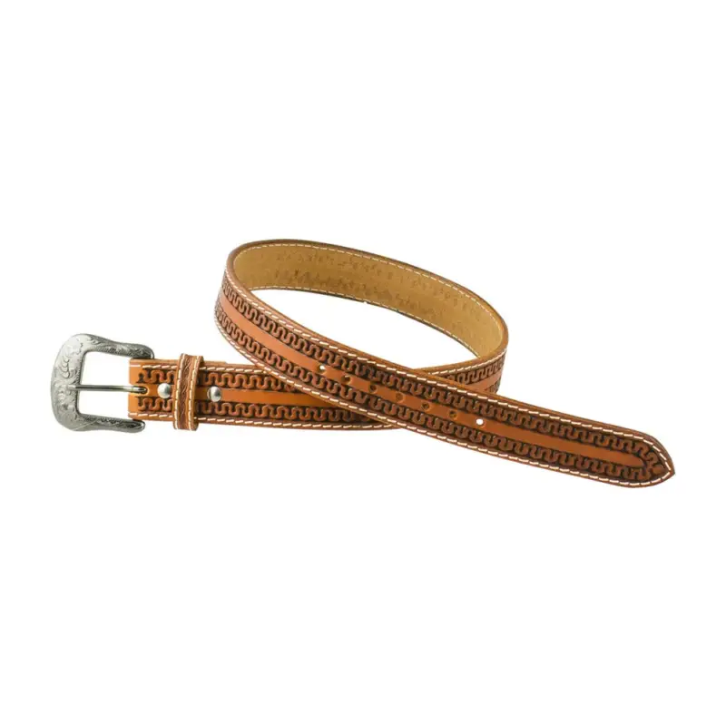 Cintura Western in Pelle con Incisione Serpente Pool's Must-Have