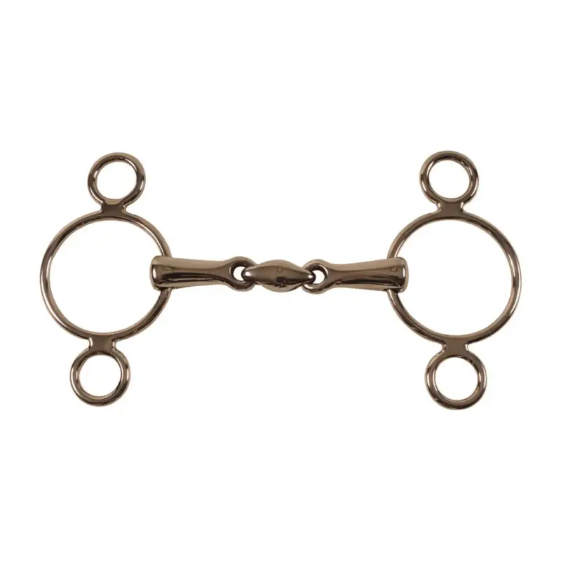 Scelto Dai Clienti Filetto in acciaio inox con doppia articolazione Umbria Equitazione