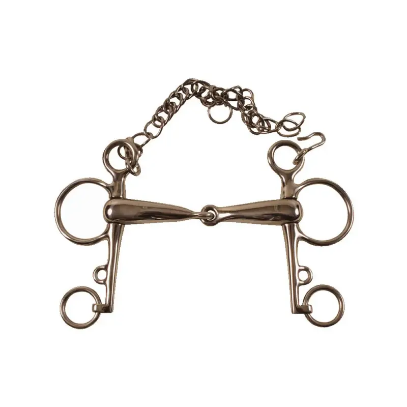 Mors Pelham Vuoto in Acciaio Inox Umbria Equitazione Offerta Lampo