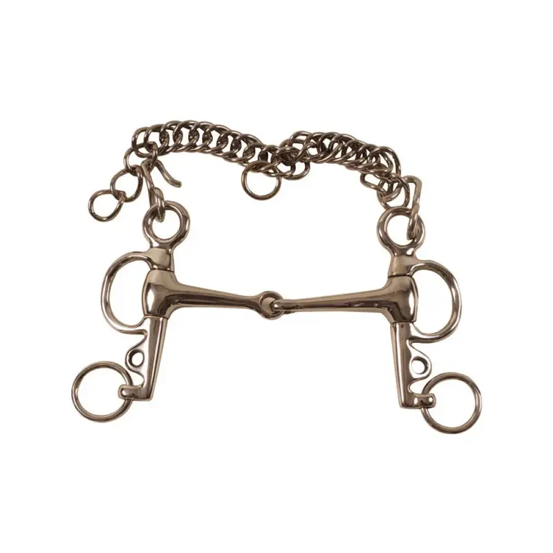 Filet Pelham Pony Intero in Acciaio Inox Umbria Equitazione Prezzo Ridotto