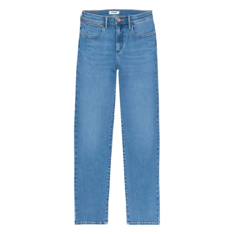 Economico Jean Wrangler Modello Straight Aurelia Wash Wrangler