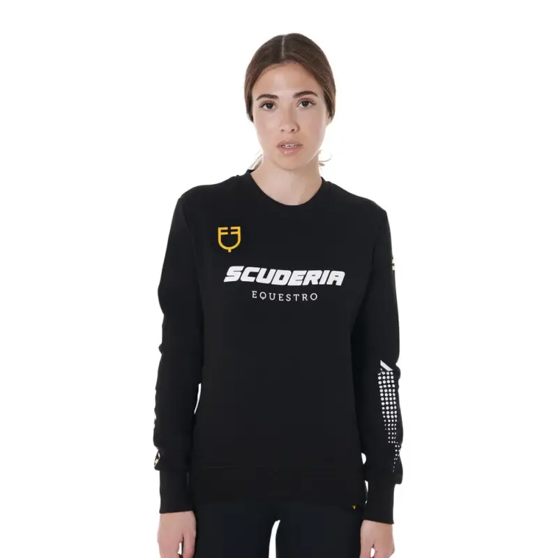 Professionale Felpa Girocollo Donna Scuderia Equestro Equestro