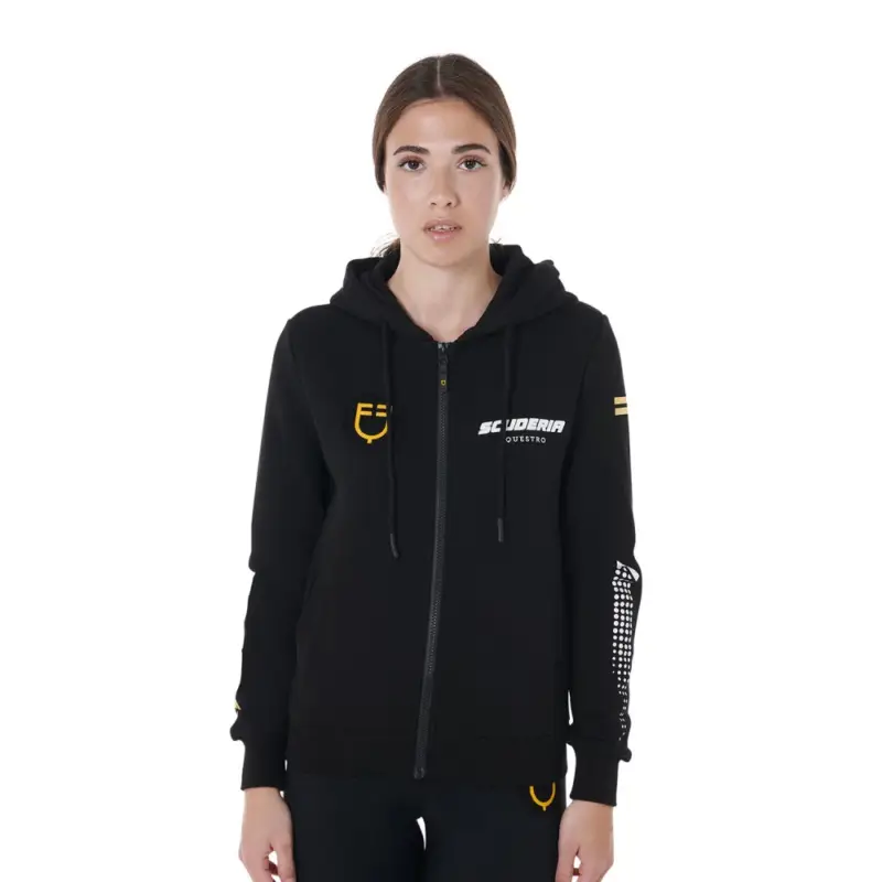 Felpa con Cappuccio con Zip da Donna Scuderia Equestro Equestro Must-Have