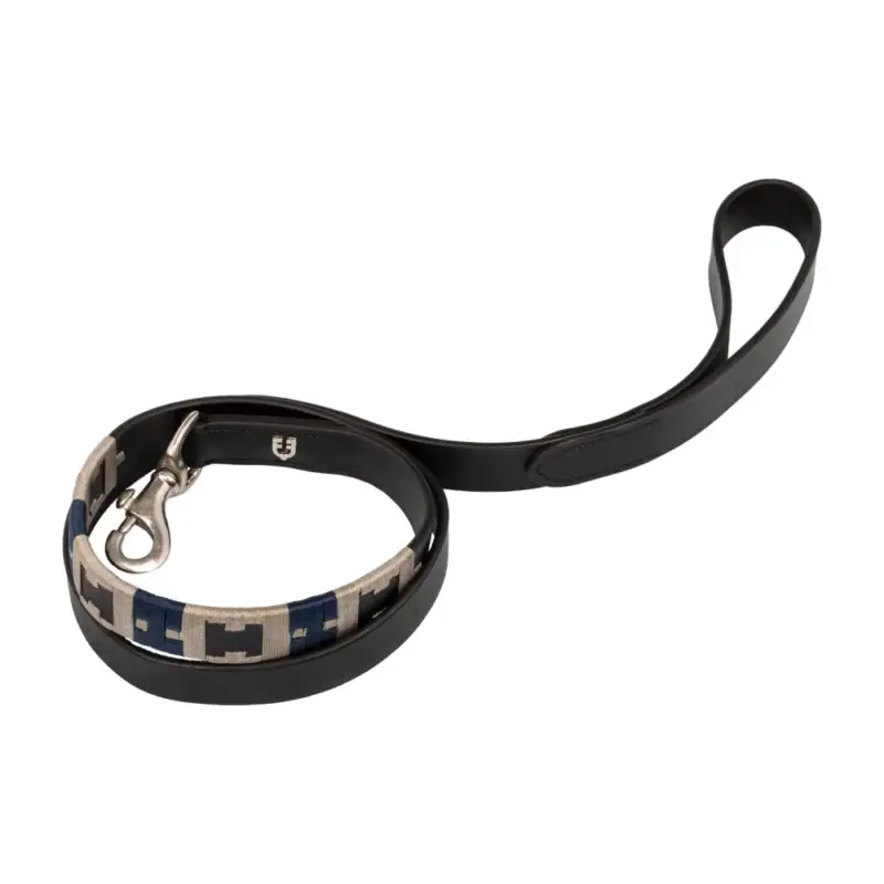 Guinzaglio per cane in pelle con motivo geometrico Equestro Esclusivo