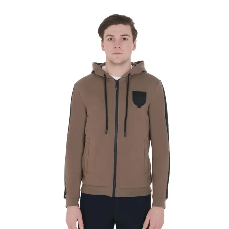 Occasione Imperdibile Felpa con cappuccio da uomo con interno in pile Equestro