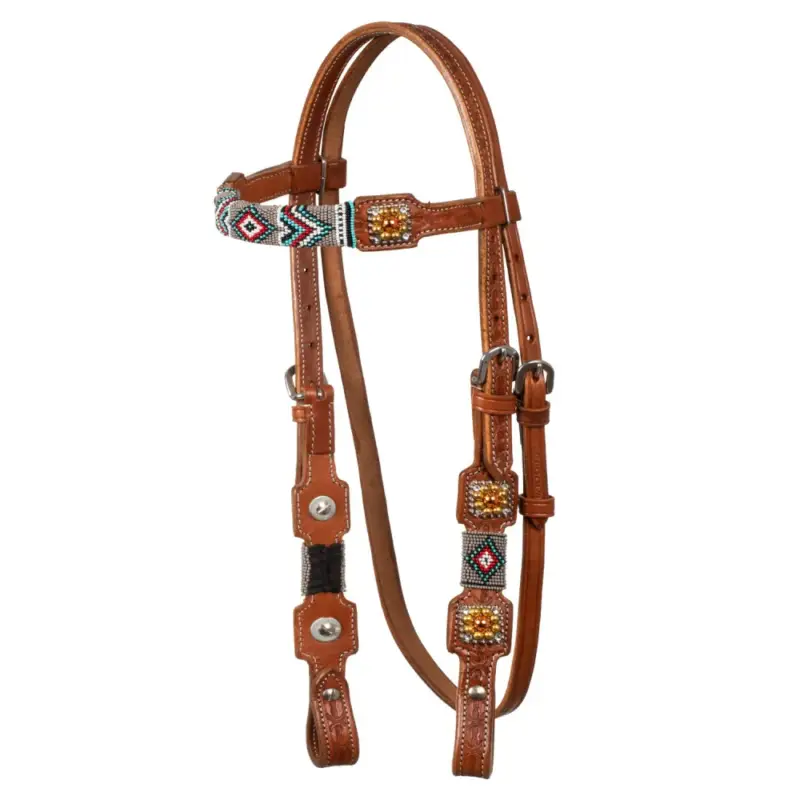 Briglia con decorazioni perlinate in stile Navajo Pool's Compra Online