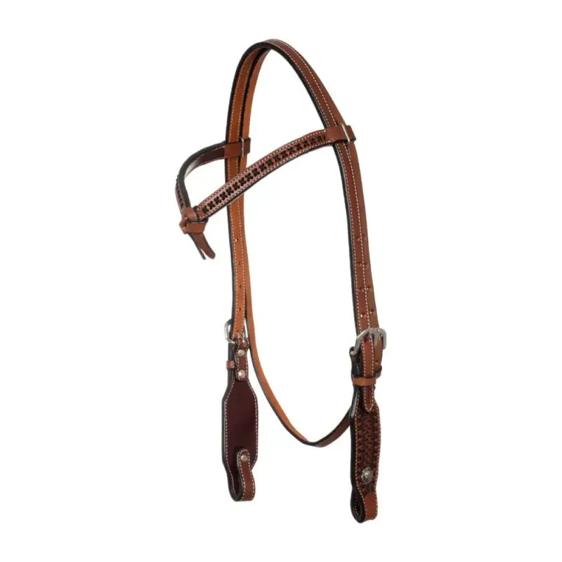 Bridon western Futurity con frontalino intrecciato Pool's Subito Disponibile