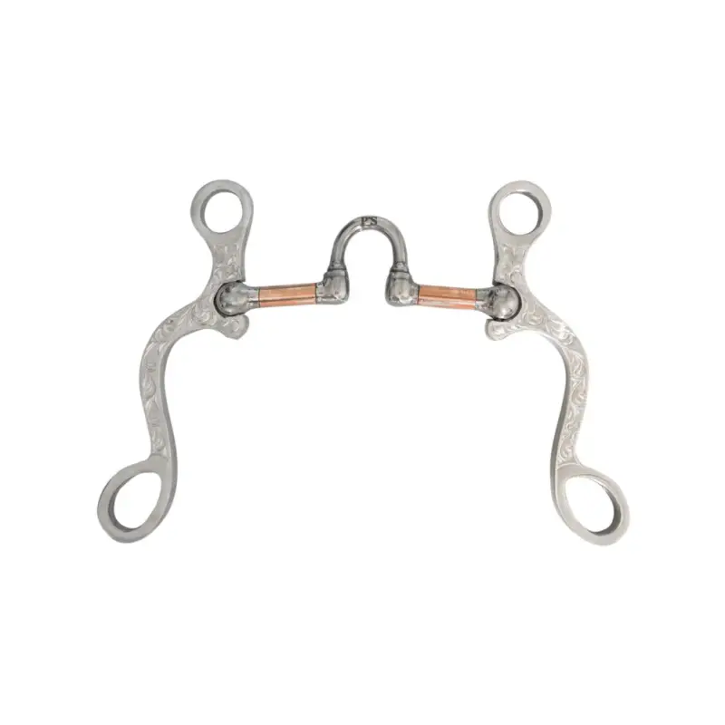 Morso correttivo Pool's in acciaio inox con rulli in rame decorati Consegna Rapida