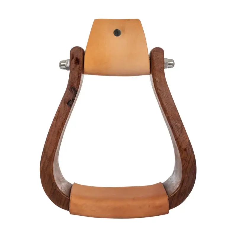 Promozione Esclusiva Staffili western in legno con ampia staffa Pool's