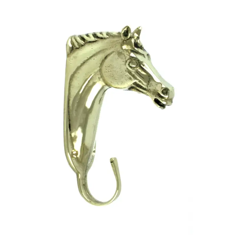 Compra Online Porta rete testa di cavallo in ottone Umbria Equitazione