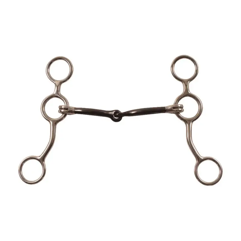 Mors gag ad anelli corti in acciaio inossidabile Pool's Nuova Collezione