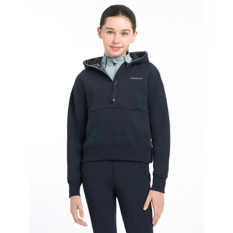 Felpa con cappuccio LeMieux mezza zip Esme Young Rider Hettie Direttamente Dal Produttore