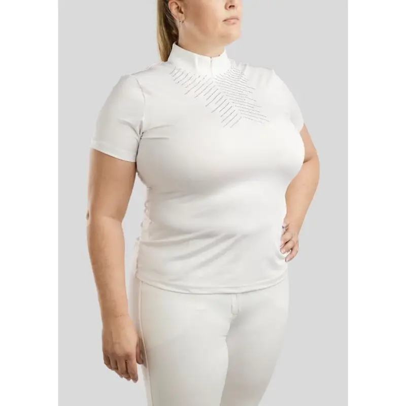 Offerta Limitata Polo da concorso Montar crystal chiaro donna