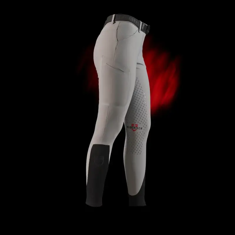 Pantaloni slim fit da donna Equestro Ridertechnology full grip Vendita Finale