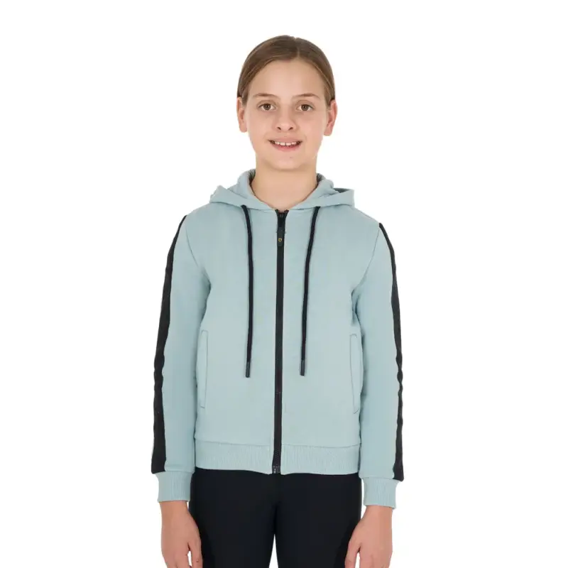 Must-Have Felpa Equestro da bambina con zip integrale e interno in pile