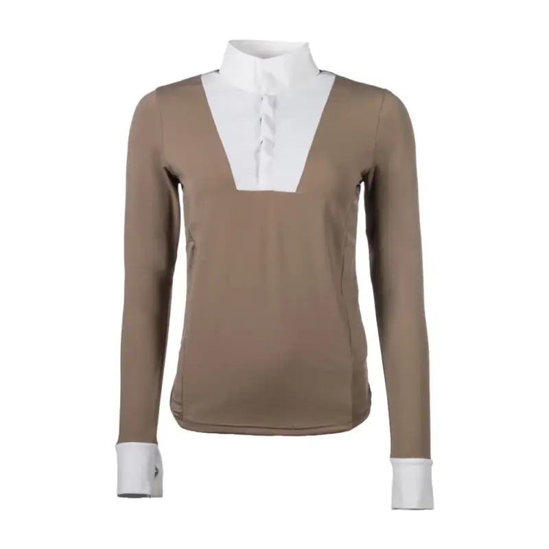 Polo da concorso Virginia a maniche lunghe da donna HKM Più Venduto