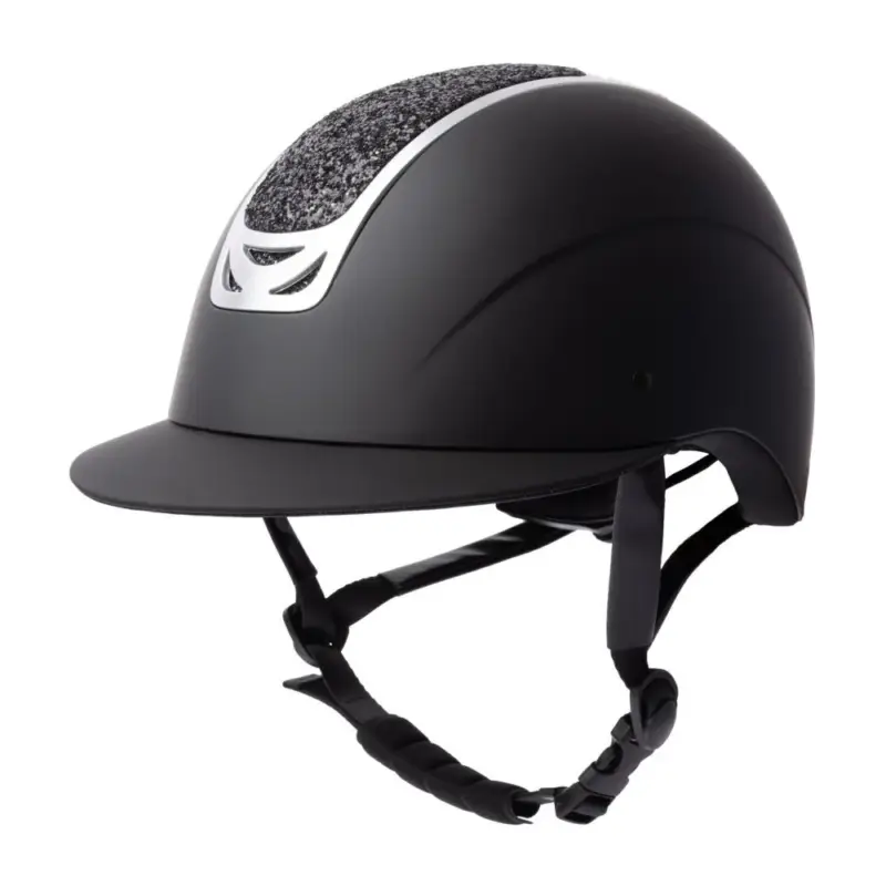 Casco da equitazione con ornamento in cristallo Horze Arix II Spedito Oggi