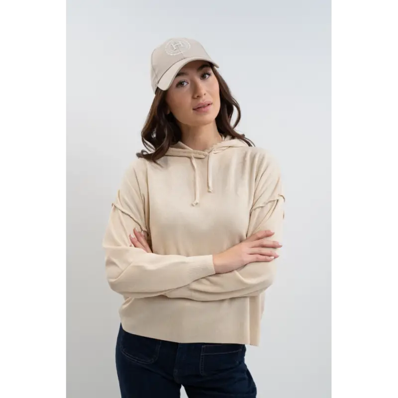 Prezzo Di Fabbrica Felpa con cappuccio Plume Harcour donna