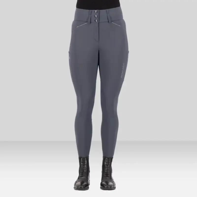 Pantaloni da equitazione Euro-Star Aurelia Connect con grip al ginocchio da donna Reso Gratuito