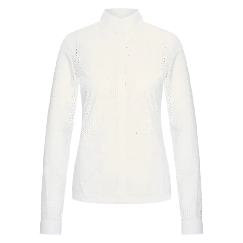 Polo da concorso in mesh Imperial Riding Grandprix a maniche lunghe da donna Spedito Oggi