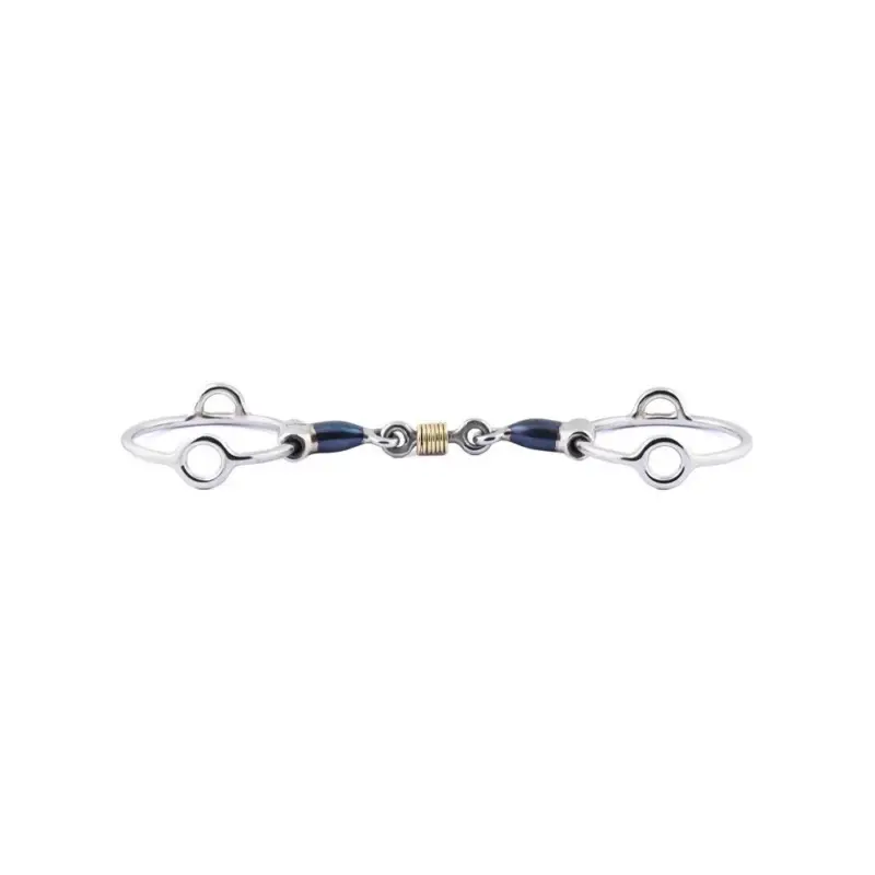 Professionale Mors Blue Steel Jump'In rilevatore doppio snodo con anelli in rame
