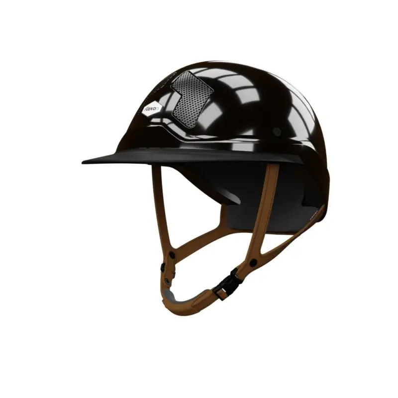 Casco Flex-on Armet nero visiera Mista Star sottogola marrone Spedito Oggi