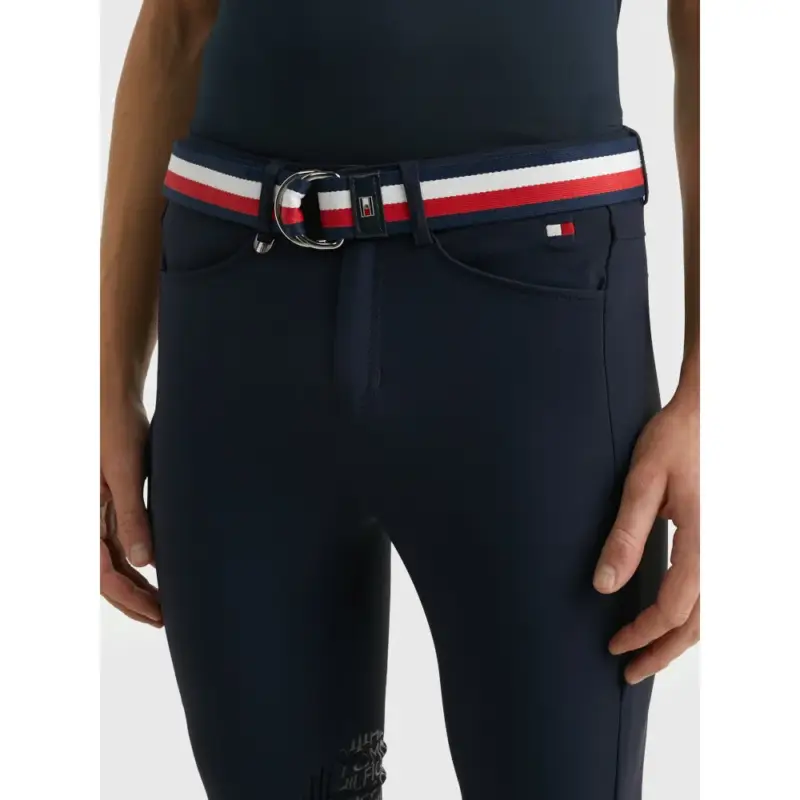 Cintura Tommy Hilfiger Equestrian Global Stripe uomo Nuovo Arrivo