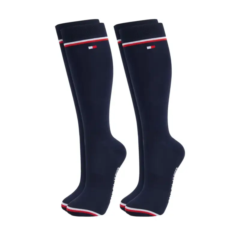 Calze Tommy Hilfiger Equestrian Byron confezione da 2 inverno Offerta Speciale