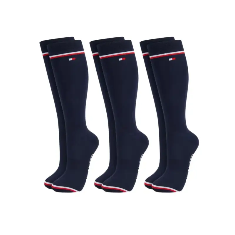 Spedito Oggi Calzini Tommy Hilfiger Equestrian Byron confezione da 3