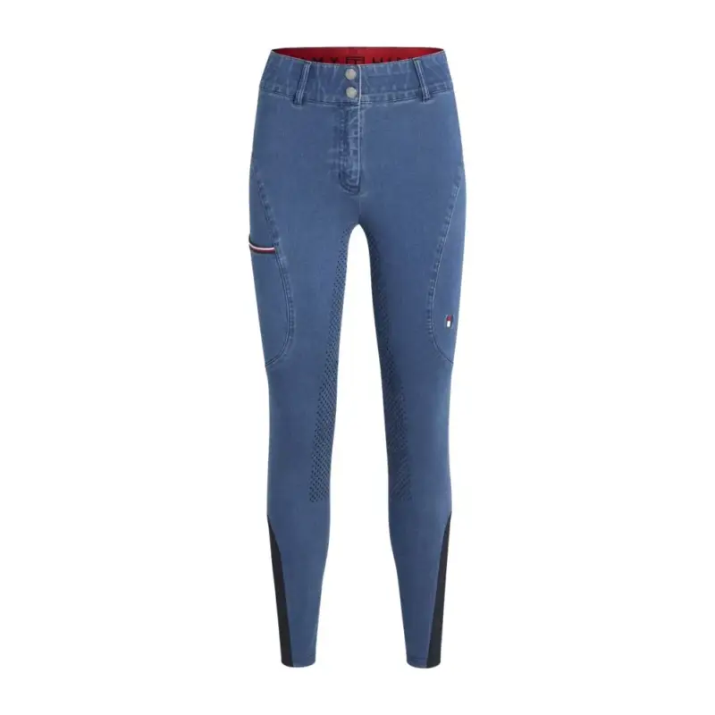 Economico Pantaloni Tommy Hilfiger Equestrian Texas Denim full grip donna