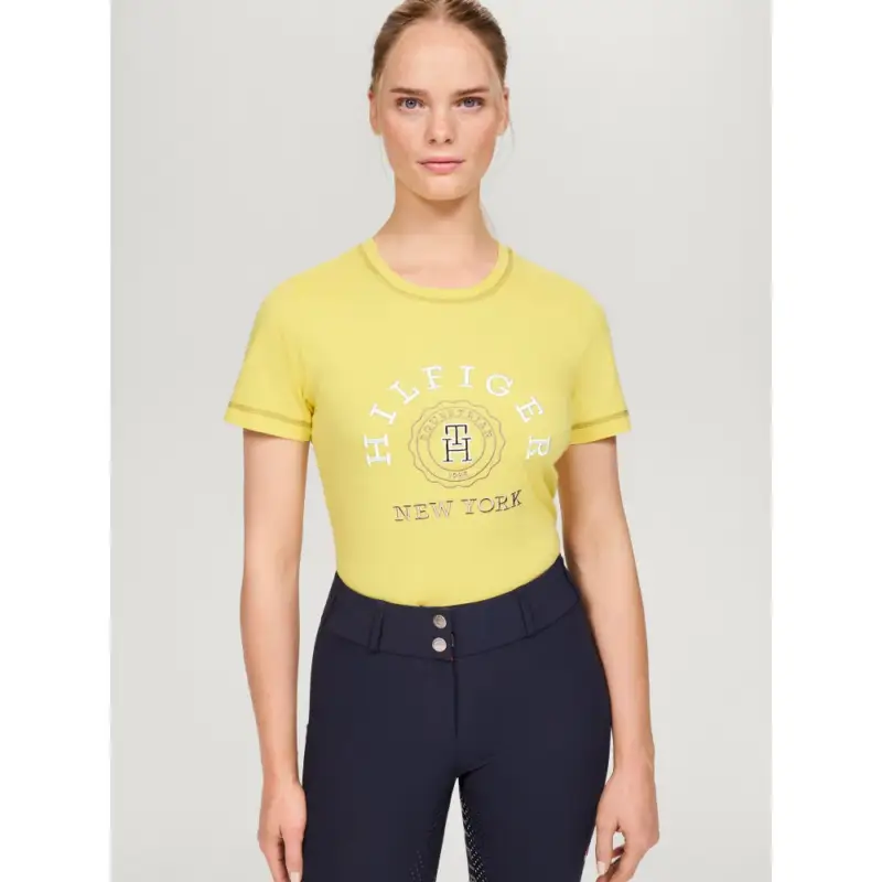 Prezzo Scontato T-shirt grafico Tommy Hilfiger Equestrian Newport da donna a maniche corte