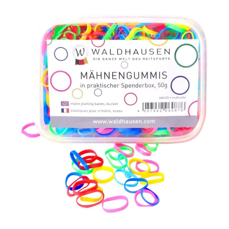 Elastici Waldhausen extra larghi per trecce multicolore scatola Ordina Subito