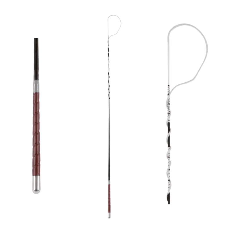 Offerta Del Giorno Frustino da attacco Waldhausen con manico in cuoio